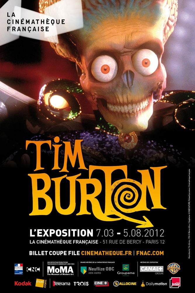 D couvrez les affiches de l exposition Tim Burton Cin S rie