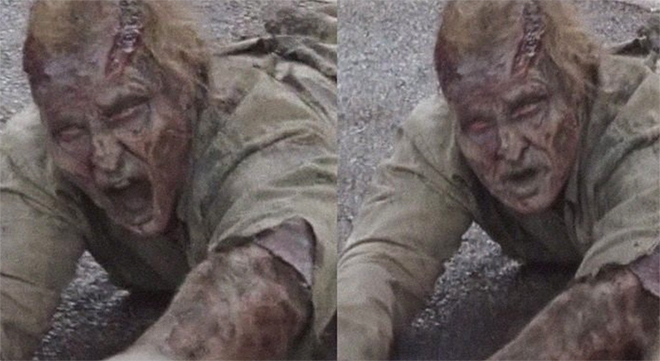 The Walking Dead, saison 7 : Le zombie de Donald Trump est-il apparu dans l'épisode 3 ?