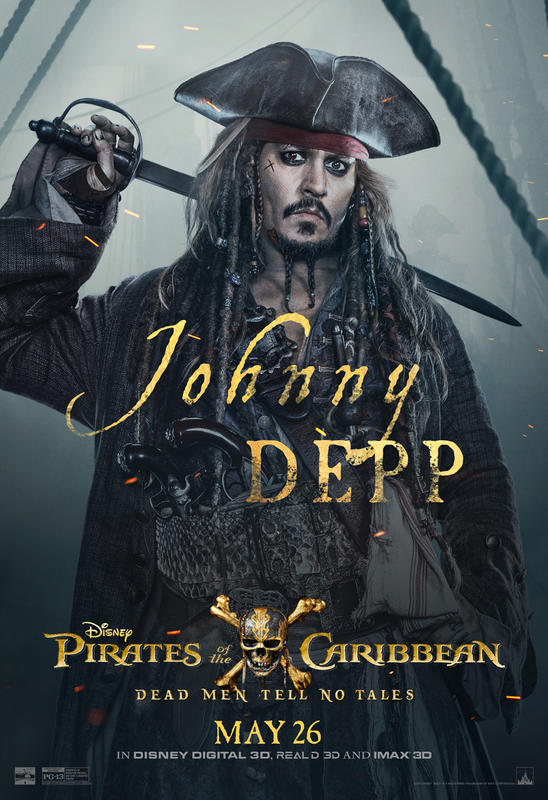 Pirates des Caraïbes - La Vengeance de Salazar : Les affiches officielles des personnages