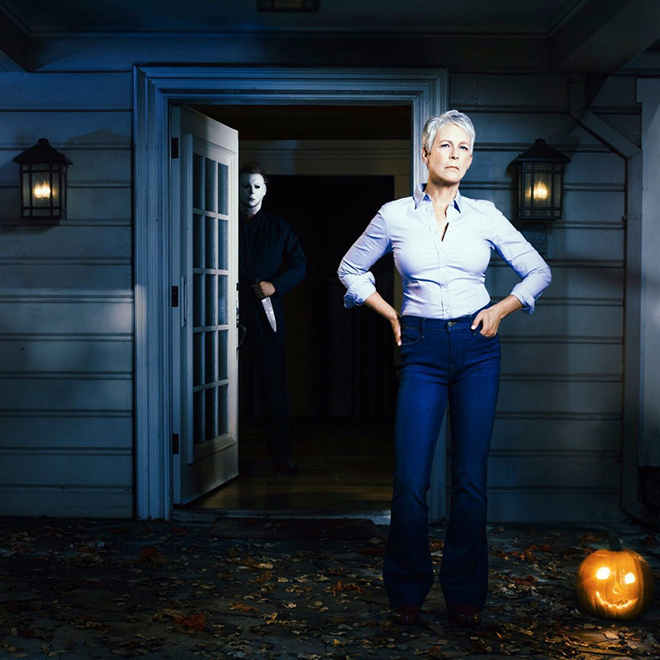 Nouvelle photo de la suite de Halloween avec Jamie Lee Curtis.