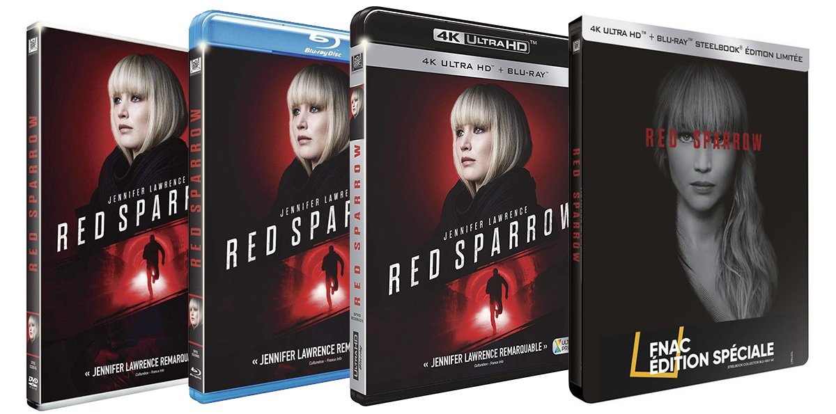 Red Sparrow : suivez le moineau rouge en Blu-ray