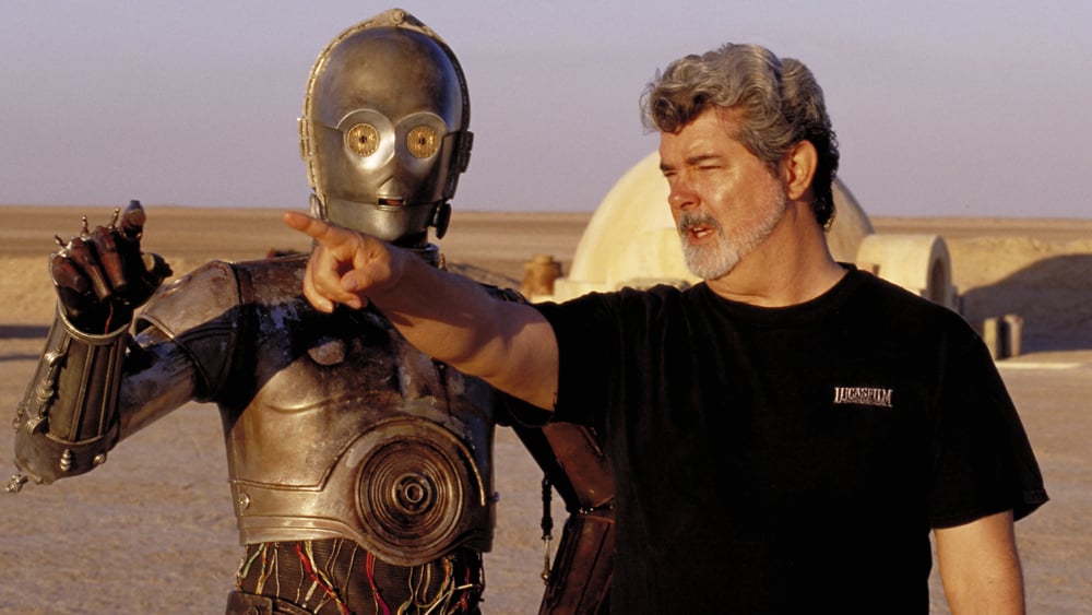C3-PO et George Lucas