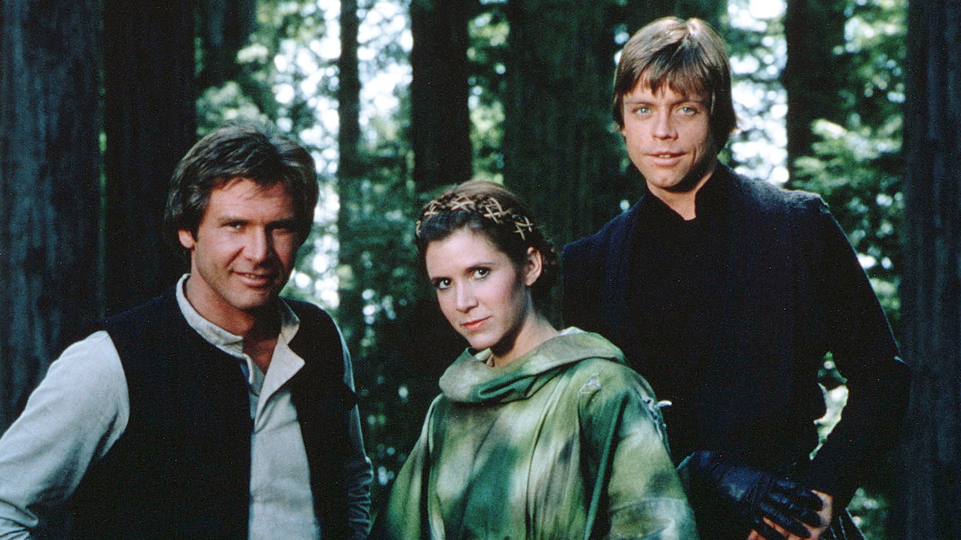 Han solo, Leia Organa et Luke Skywalker (Star Wars épisode 6)