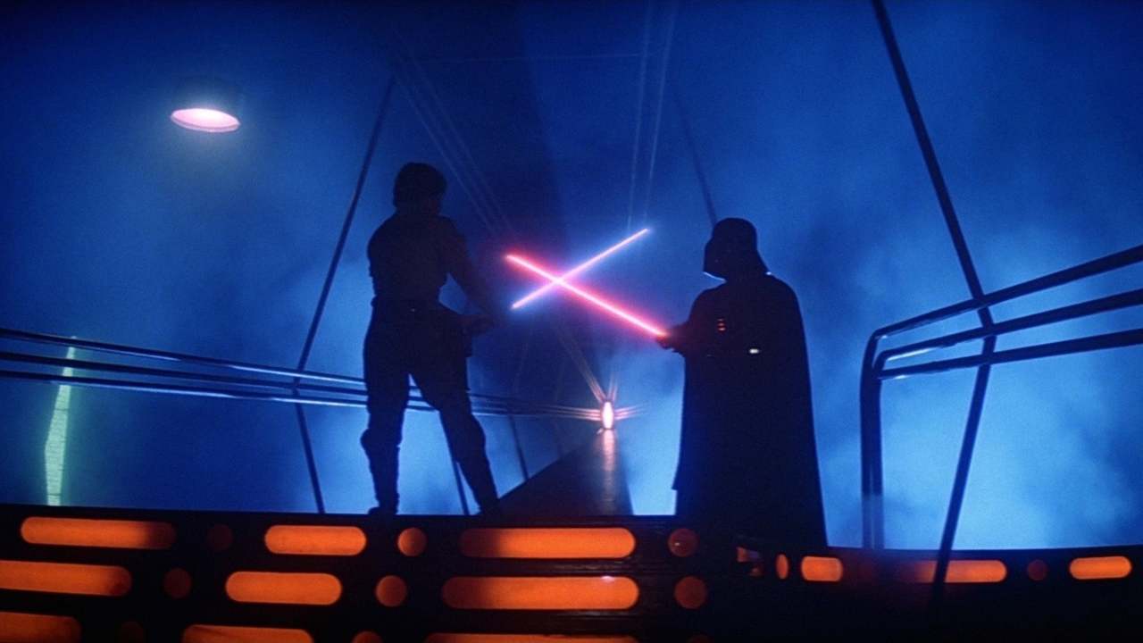 Luke Skywalker et Dark Vador (Star Wars épisode 5)