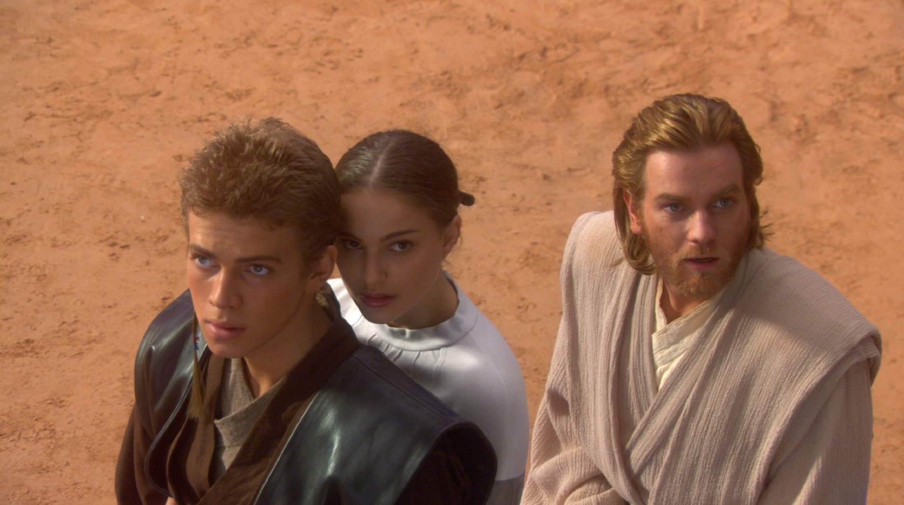 Anakin skywalker, Padme Amidala, Obi-Wan Kenobi (Star wars épisode 2)