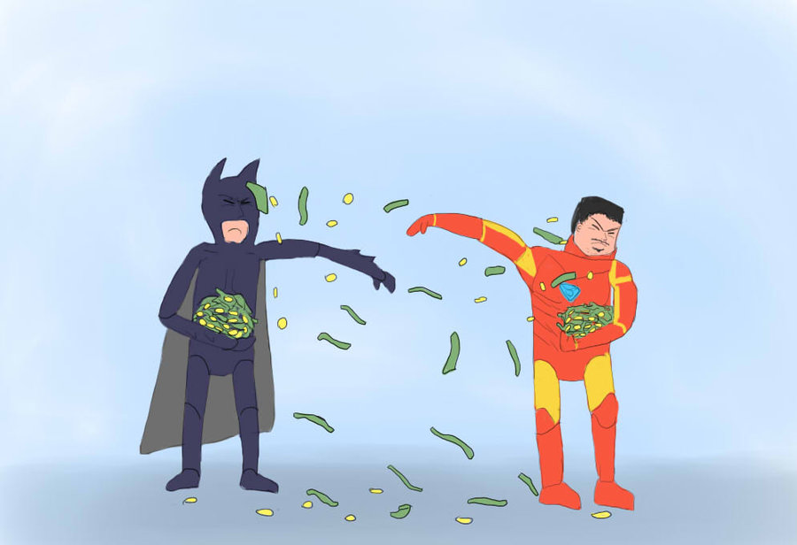 Batman VS Iron Man : Qui est le plus riche ?