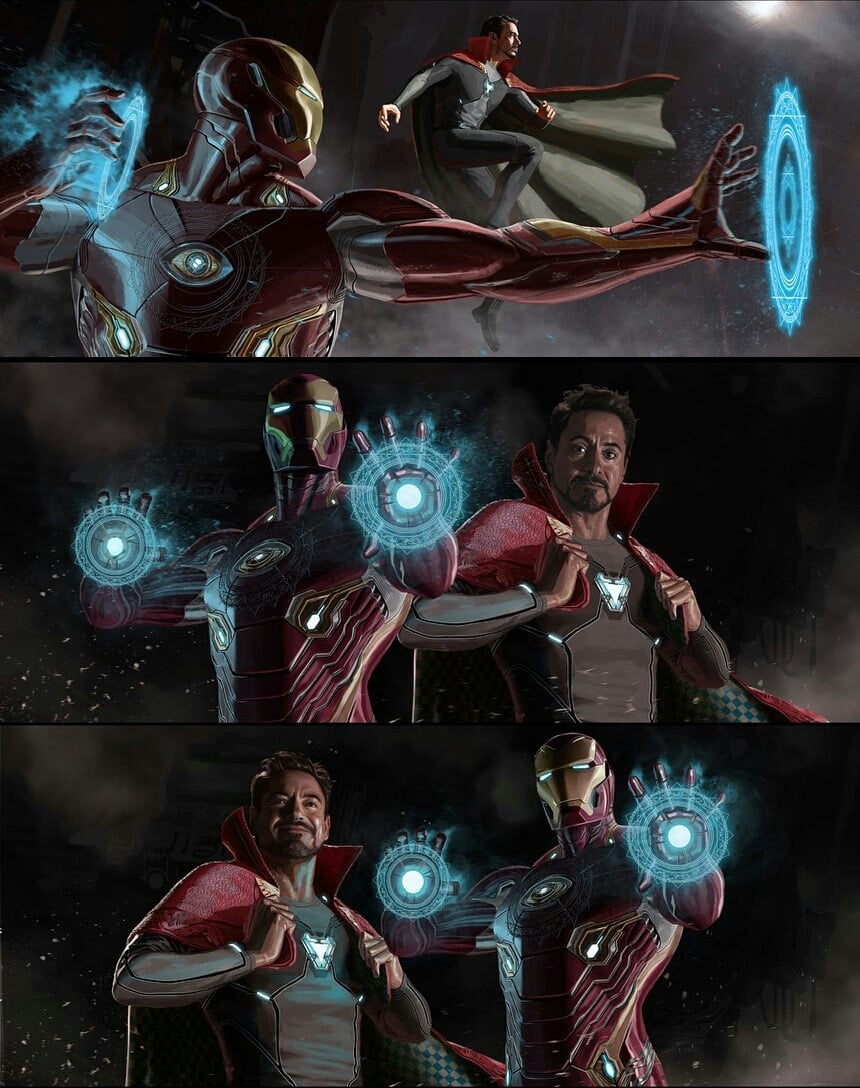 Avengers Infinity War : Découvrez Doctor Strange avec l'armure d'Iron Man dans cette scène coupée 