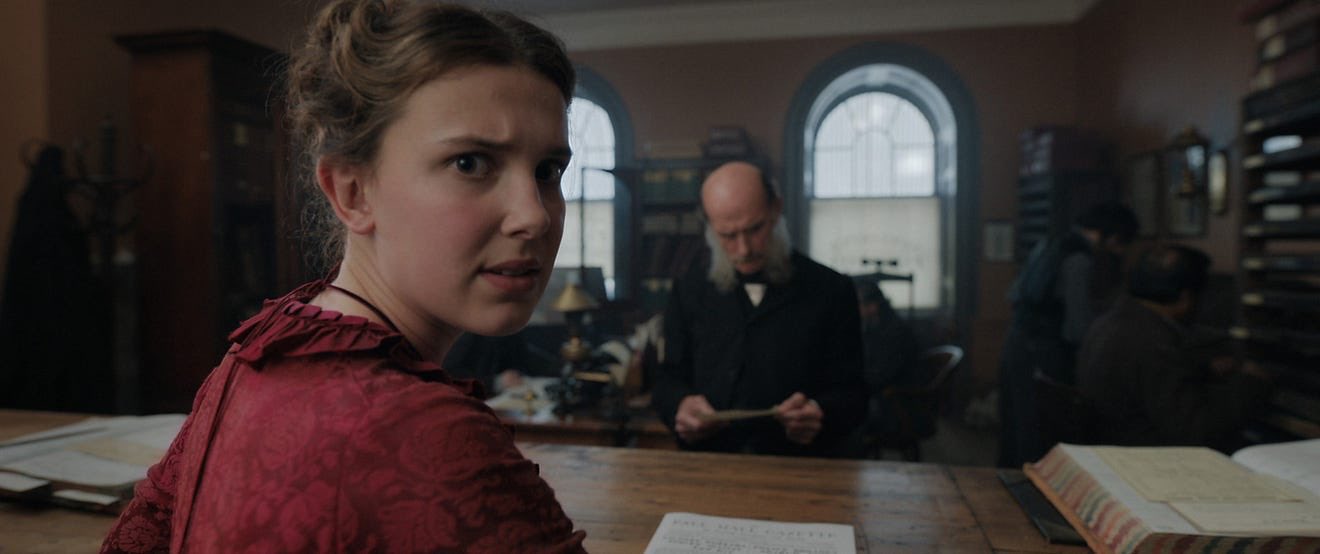 Enola Holmes (Netflix) : premières images de Millie Bobbie Brown en soeur de Sherlock Holmes