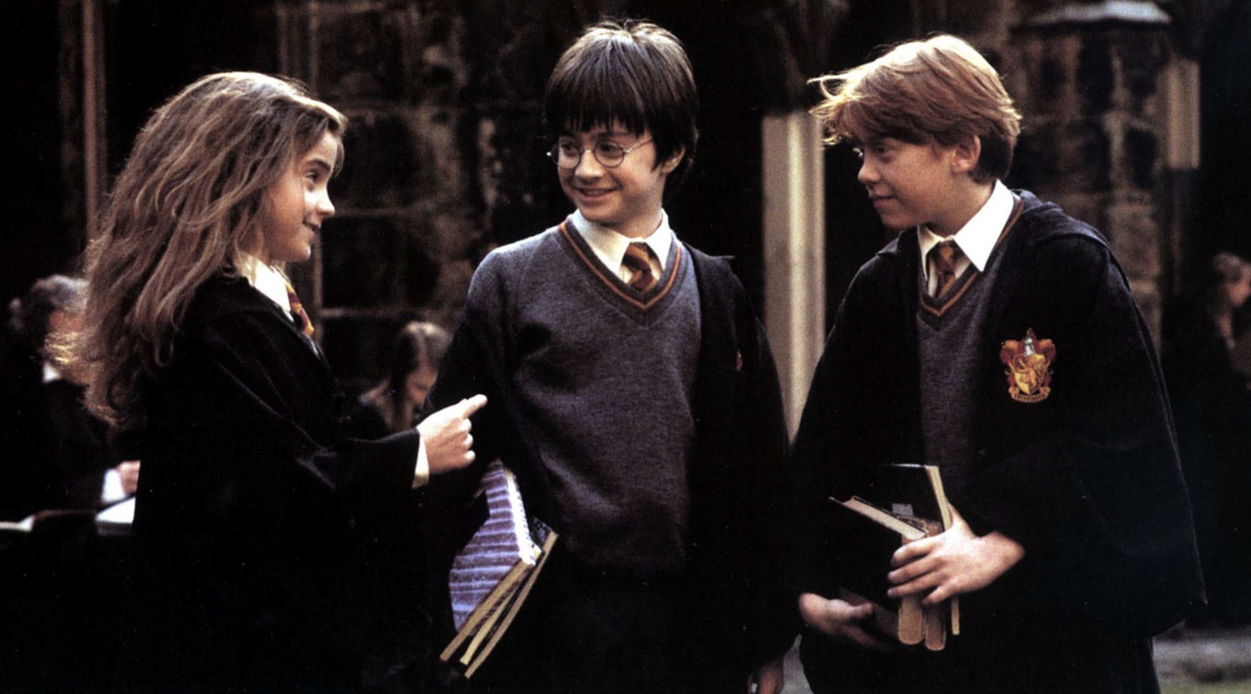 Emma Watson, Daniel Radcliffe, Rupert Grint, Harry Potter à l'école des sorciers Emma Watson, Daniel Radcliffe, Rupert Grint, Harry Potter à l'école des sorciers ©Warner Bros. France