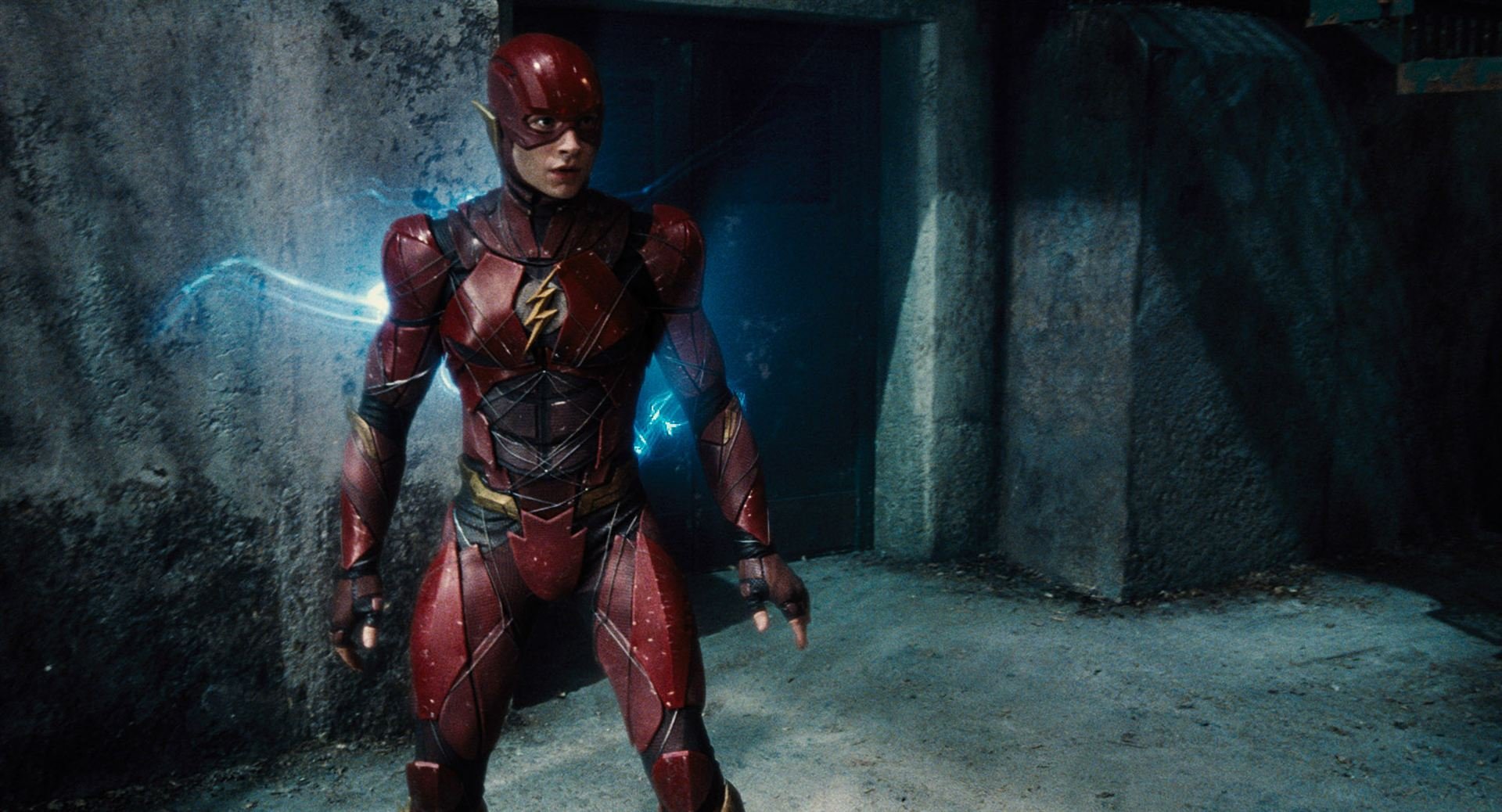 Ezra Miller, Justice League © 2017 WARNER BROS. ENTERTAINMENT INC. AND RATPAC-DUNE ENTERTAINMENT LLC / Clay Enos / TM & (c) DC Comics