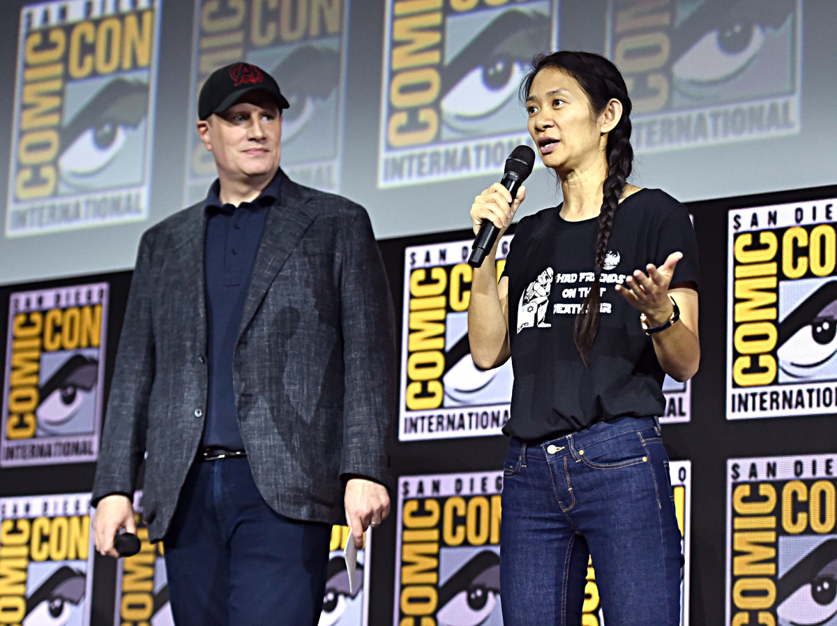 Chloé Zhao et Kevin Feige Chloé Zhao et Kevin Feige