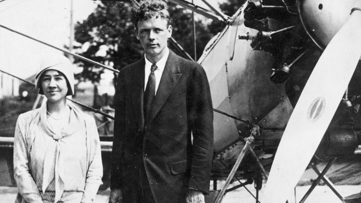 Charles Lindbergh et sa femme Anne Morrow 