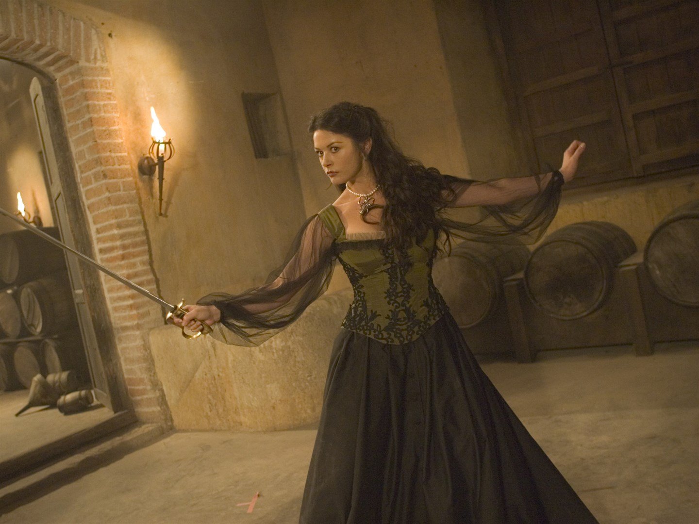 Elena De La Vega (Catherine Zeta-Jones) - La Légende de Zorro