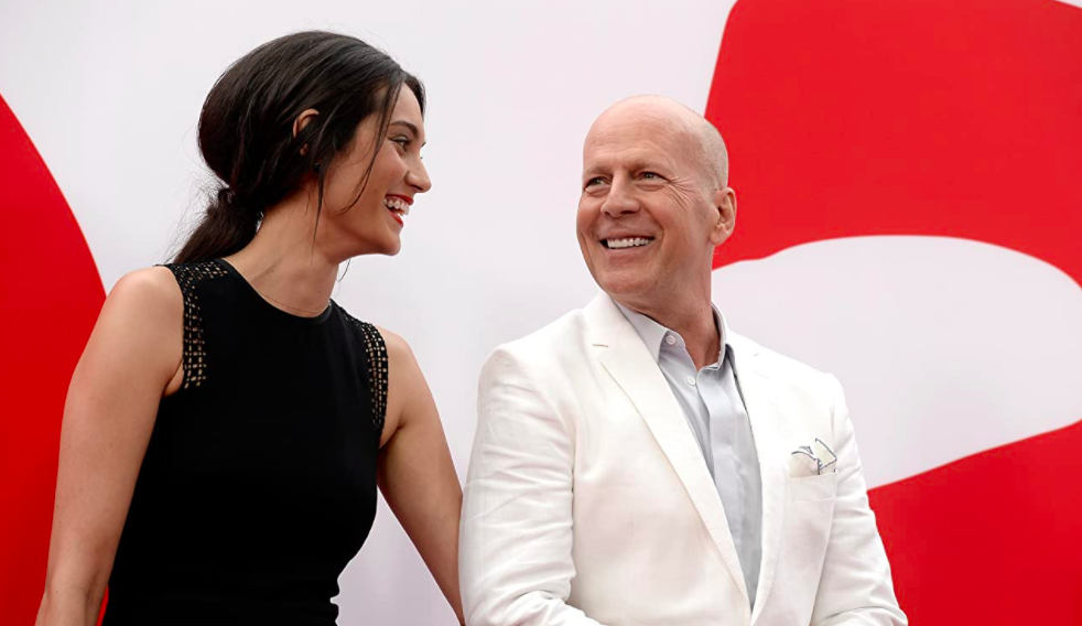 Emma Heming et Bruce Willis à l'avant-première de Red 2 
