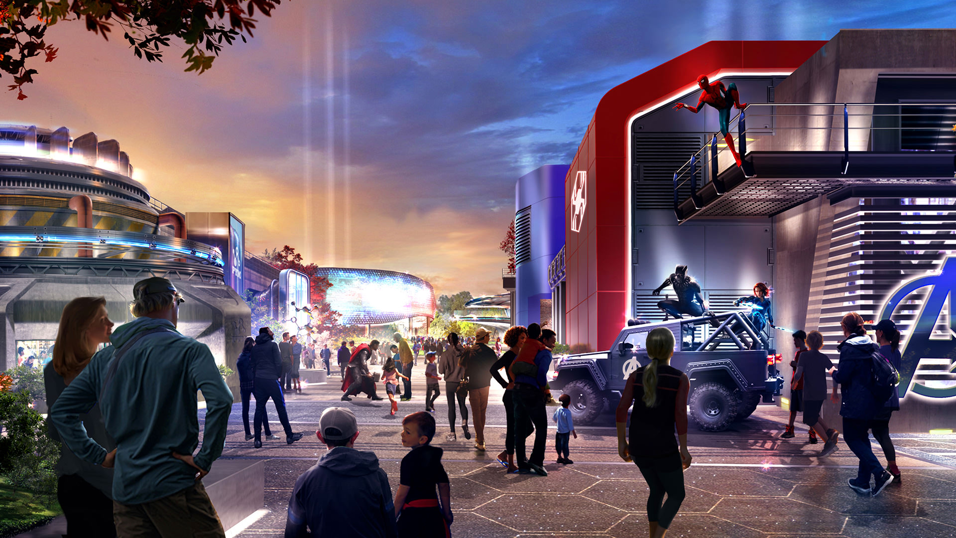 Avengers Campus Disneyland Paris (fan art)