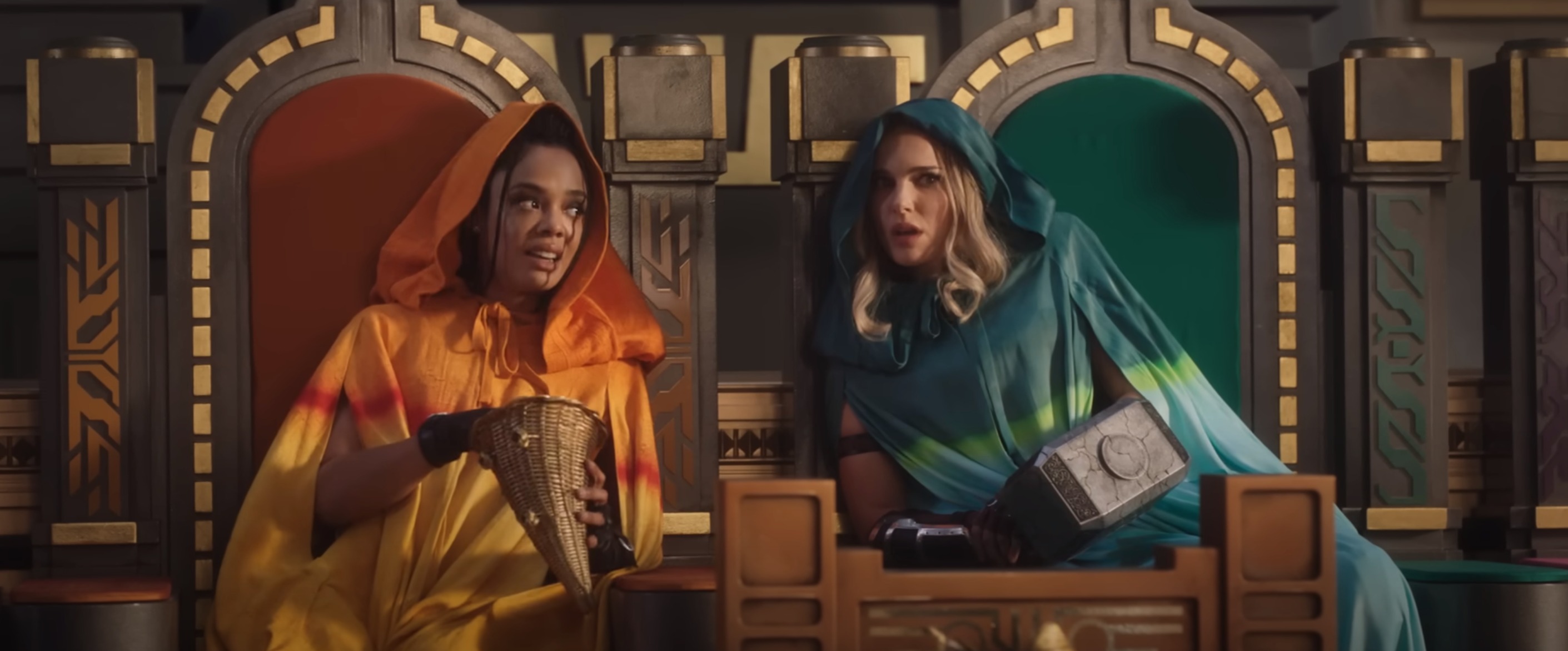 Tessa Thompson et Natalie Portman - Thor Love and Thunder ©Marvel