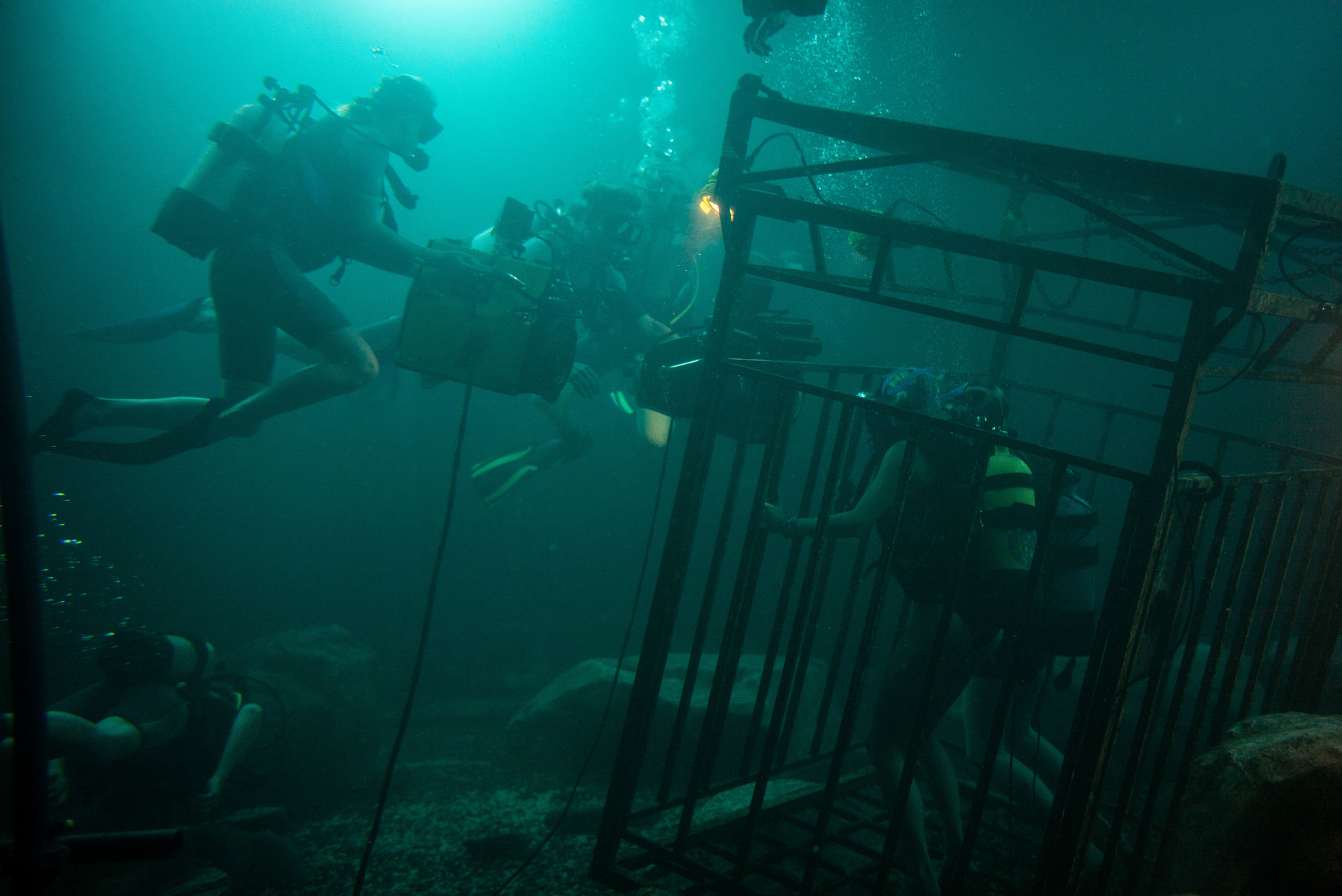 47 meters down 