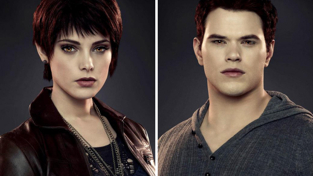 Ashley Greene (Alice Cullen) et Kellan Lutz (Emmett Cullent) dans Twilight chapitre 5, partie 2