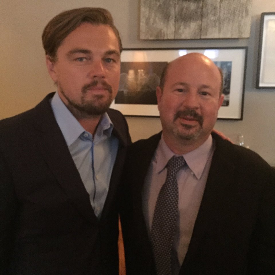 Michael E. Mann et Leonardo DiCaprio