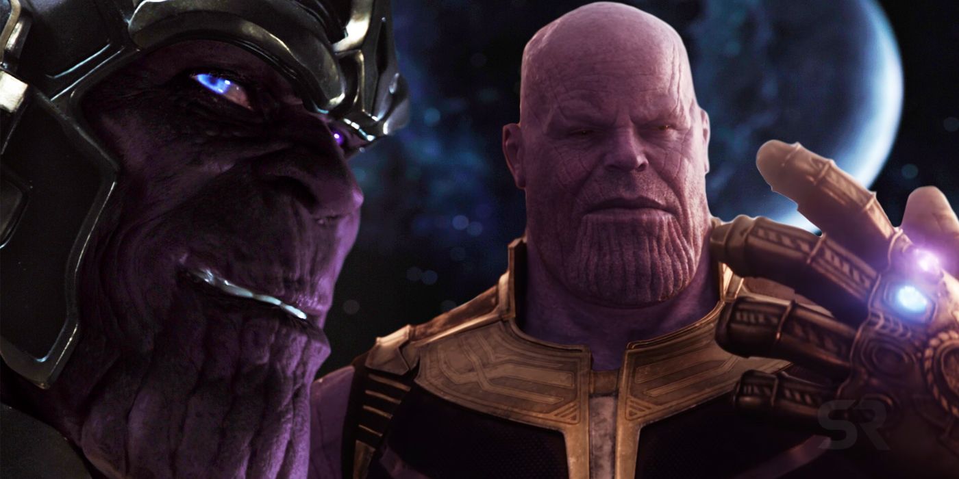 Thanos (Damion Poitier et Josh Brolin) 