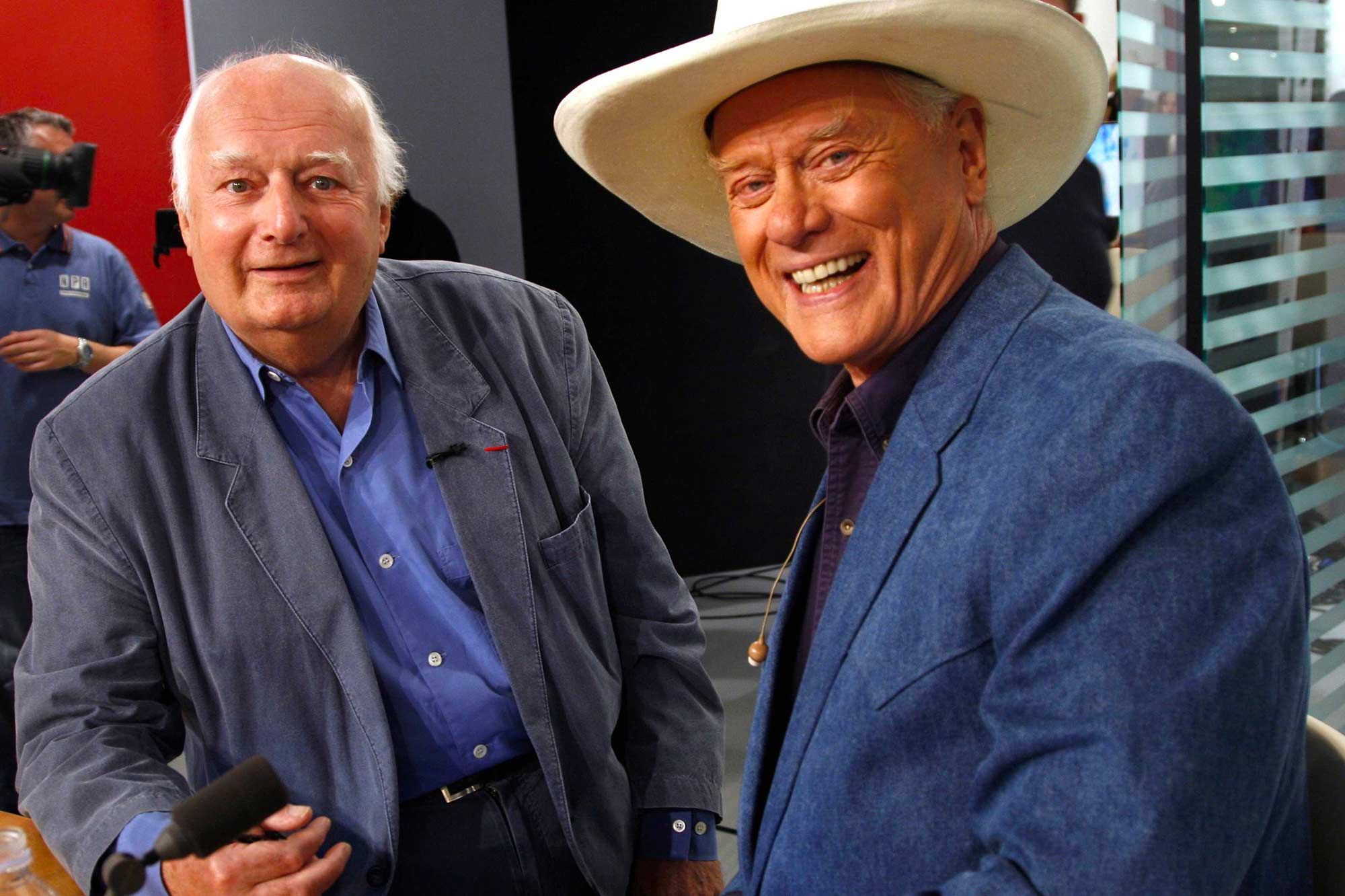 Dominique Paturel et Larry Hagman