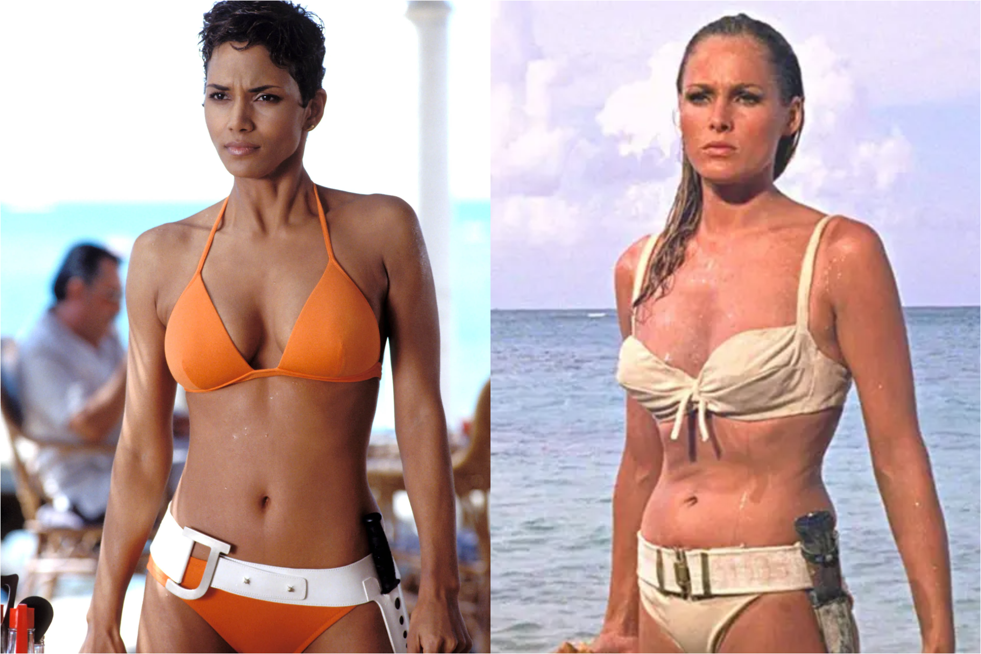 Halle Berry - Meurs un autre jour / Ursula Andress - James Bond 007 contre Dr No