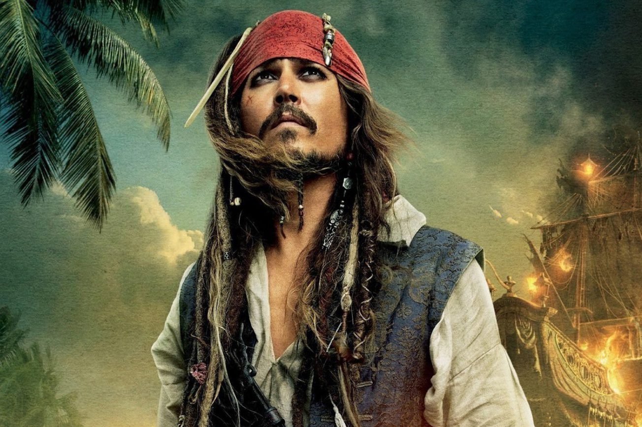 Jack Sparrow (Johnny Depp) - Pirates des Caraïbes : La Fontaine de Jouvence