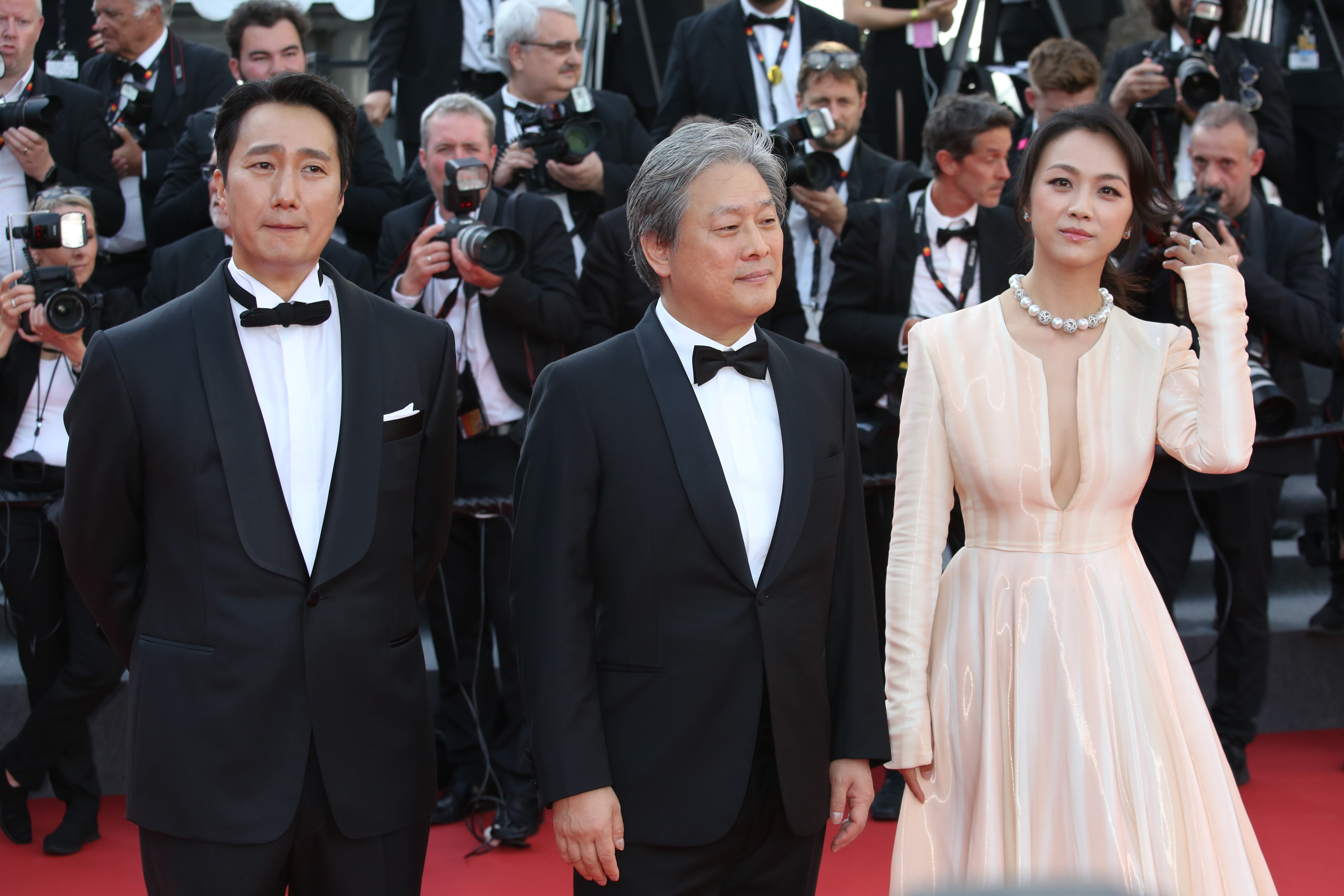 75e festival de Cannes - Montée des marches de "Decision to Leave" 