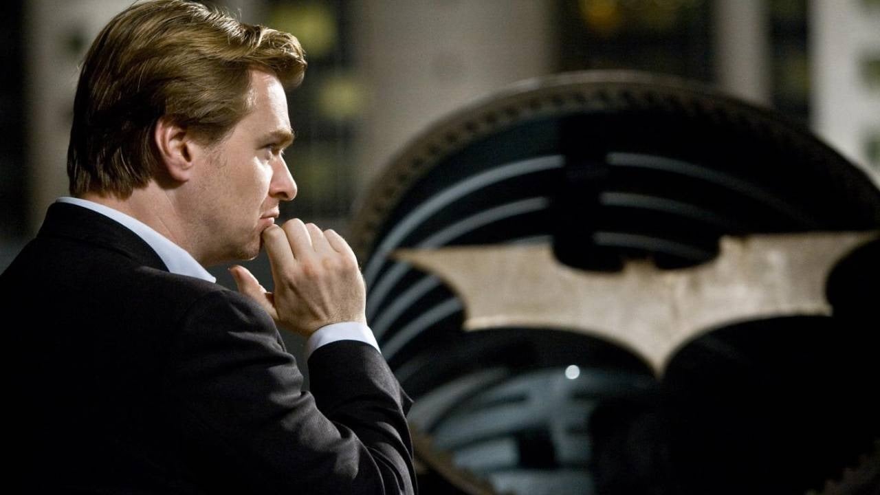 Christopher Nolan sur le tournage de The Dark Knight
