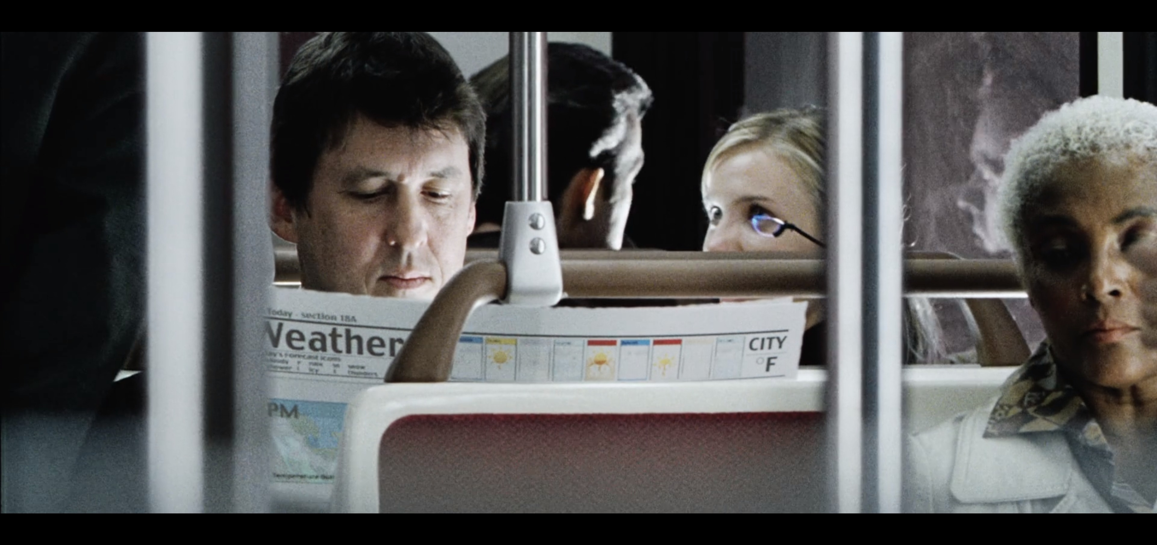 Cameron Diaz derrière Cameron Crowe - Minority Report