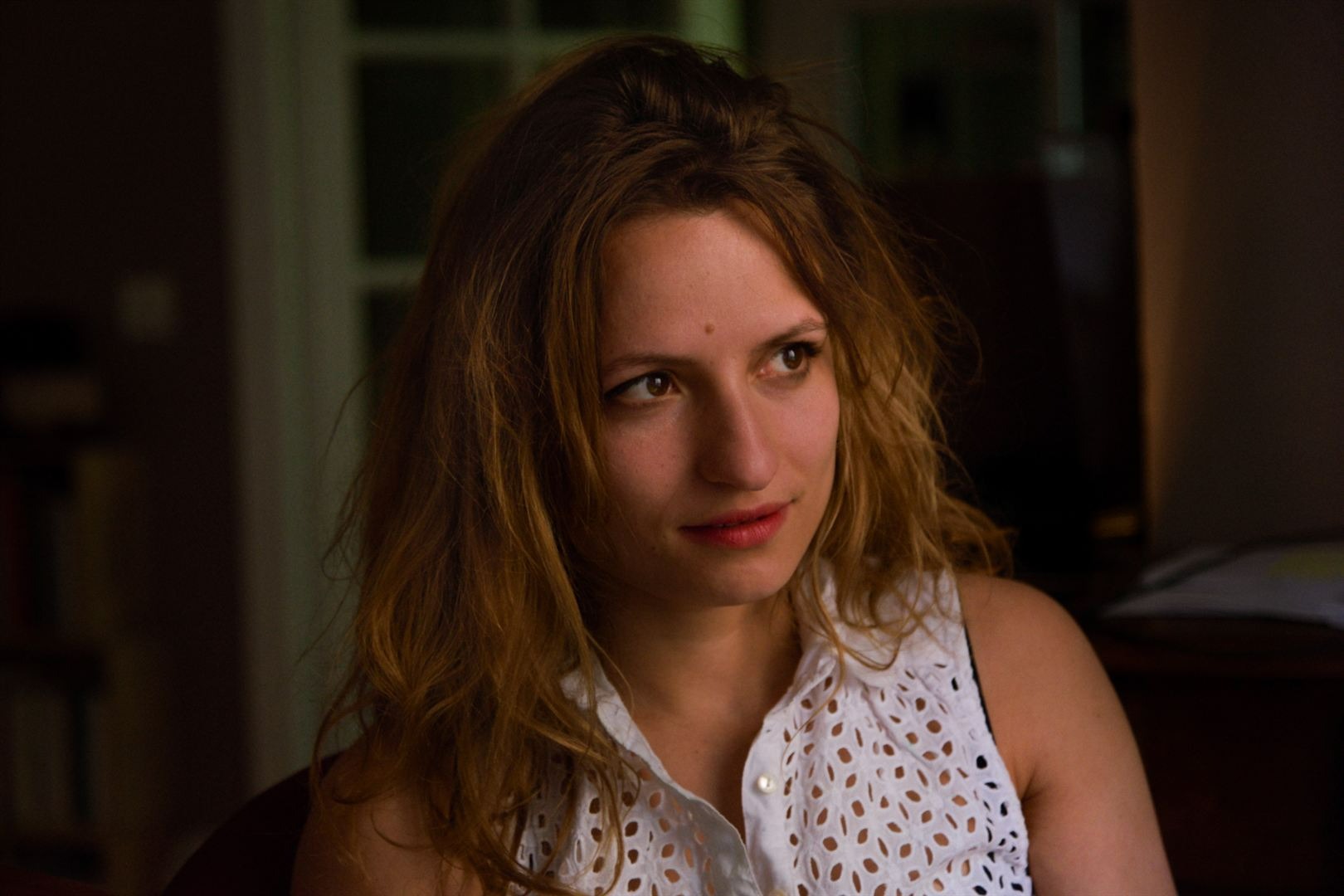 Léa Mysius sur le tournage d'Ava 