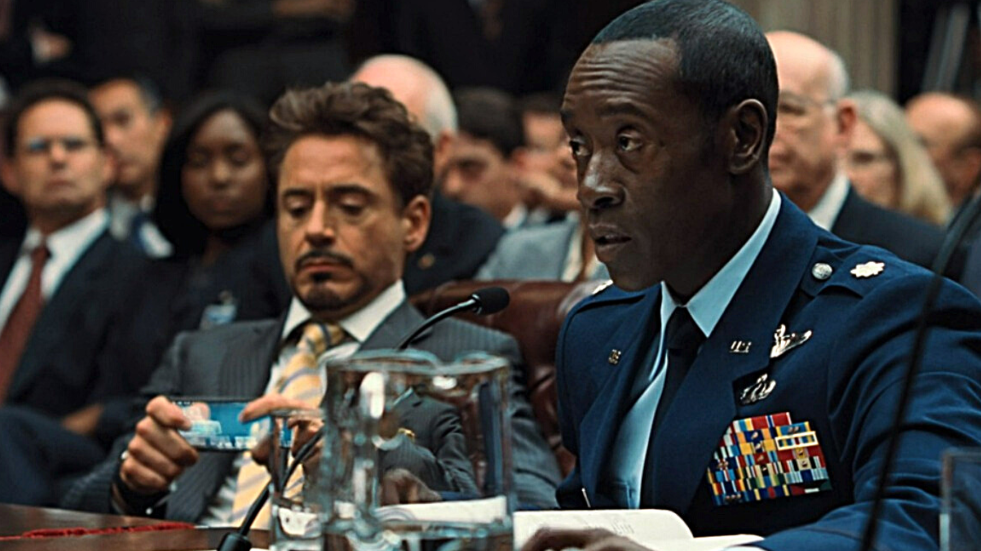 Don Cheadle et Robert Downey Jr - Iron Man 2