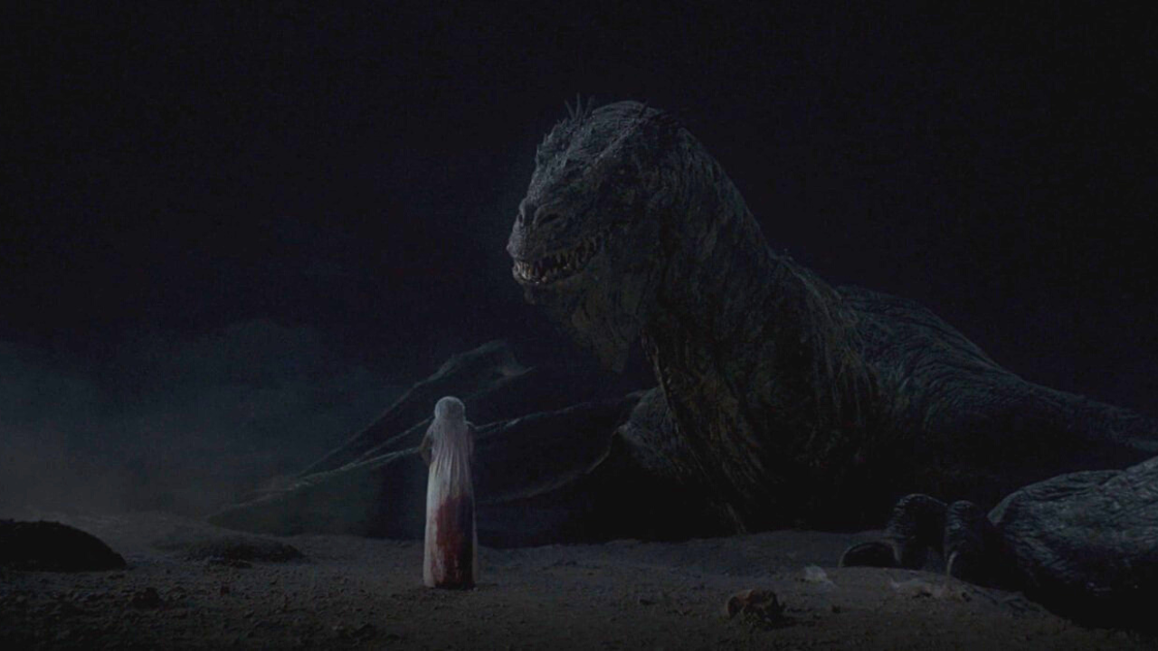 Laena Velaryon demande à son dragon Vhagar d'abréger ses souffrances - House of the Dragon épisode 6