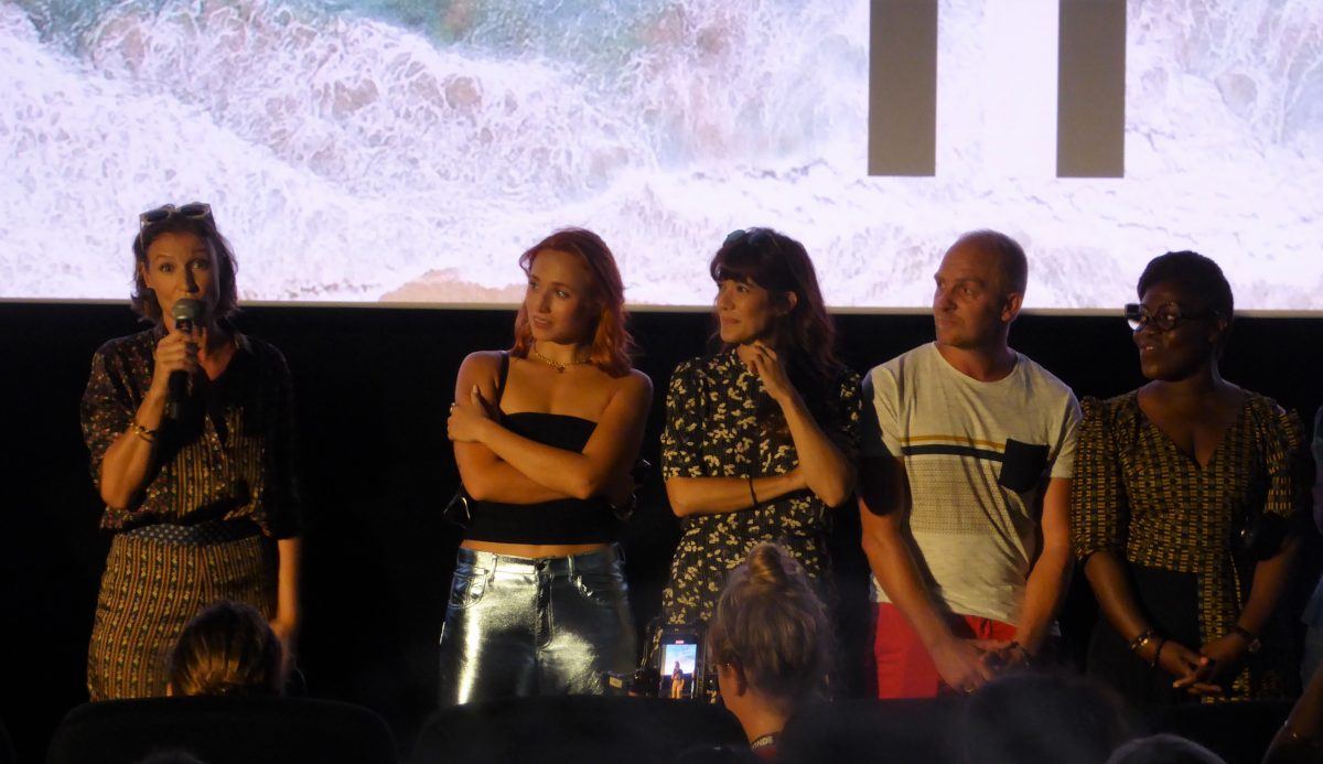 L'équipe de Touchées au Festival de la fiction TV de La Rochelle
