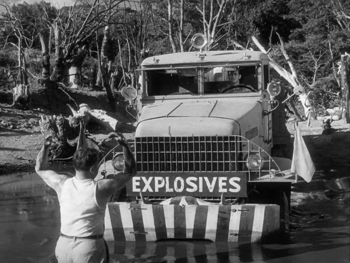 Yves Montand et Charles Vanel Le Salaire de la peur