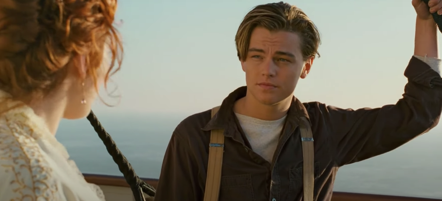 Leonardo DiCaprio (Jack Dawson) et Kate Winslet (Rose DeWitt Bukater) - Titanic