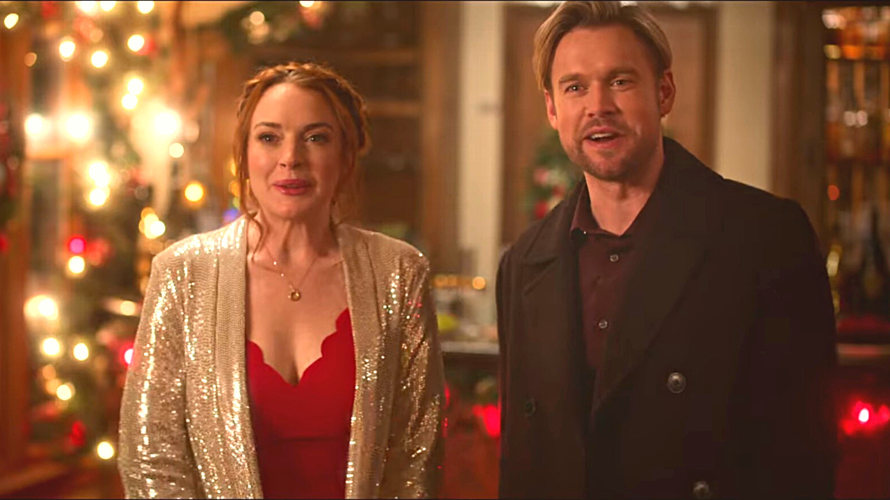 Lindsay Lohan et Chord Overstreet - Noël tombe a pic 