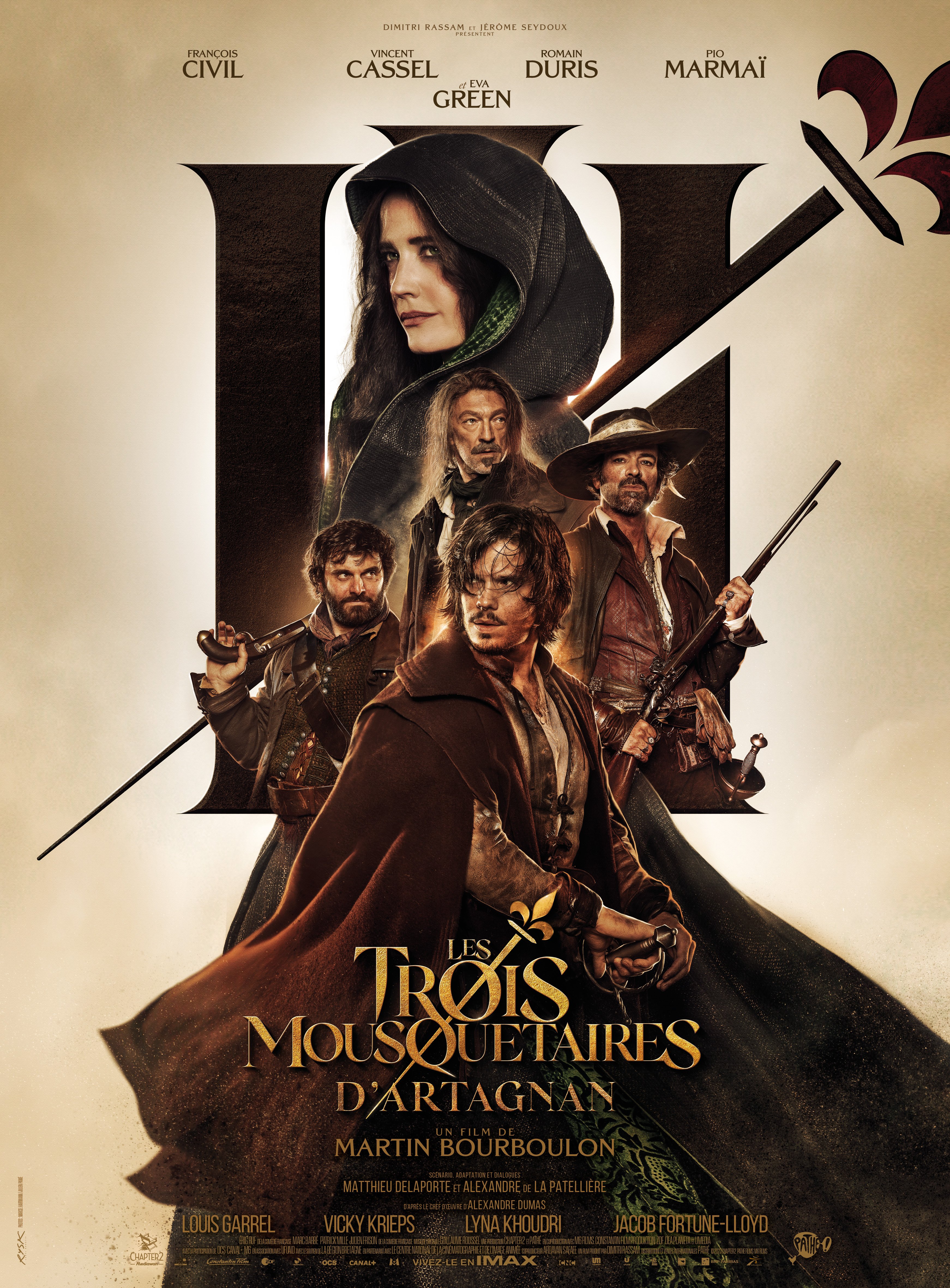 Affiche officielle Les Trois Mousquetaires : D'Artagnan 