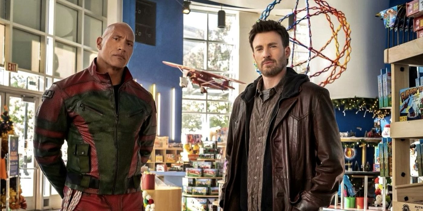 Dwayne Johnson Chris Evans Red One