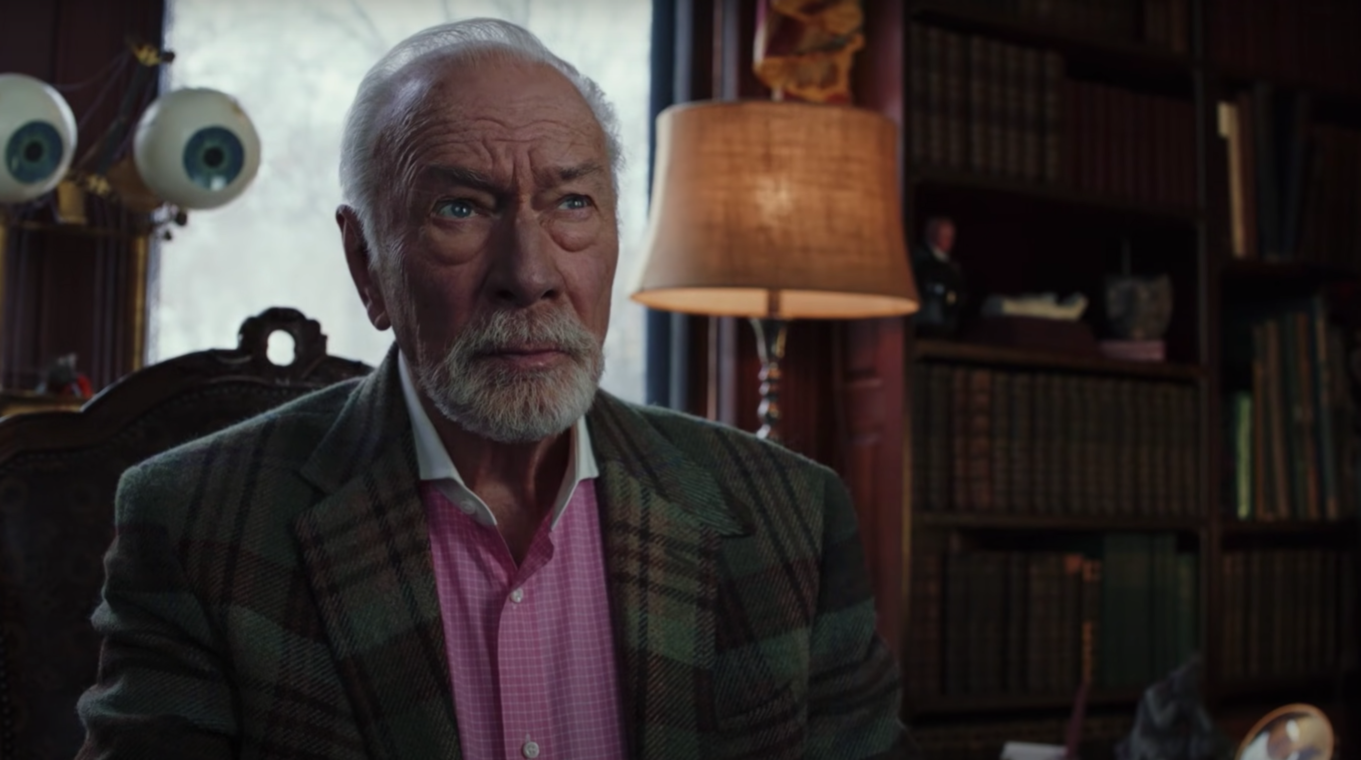 Harlan Thrombey (Christopher Plummer) - À couteaux tirés