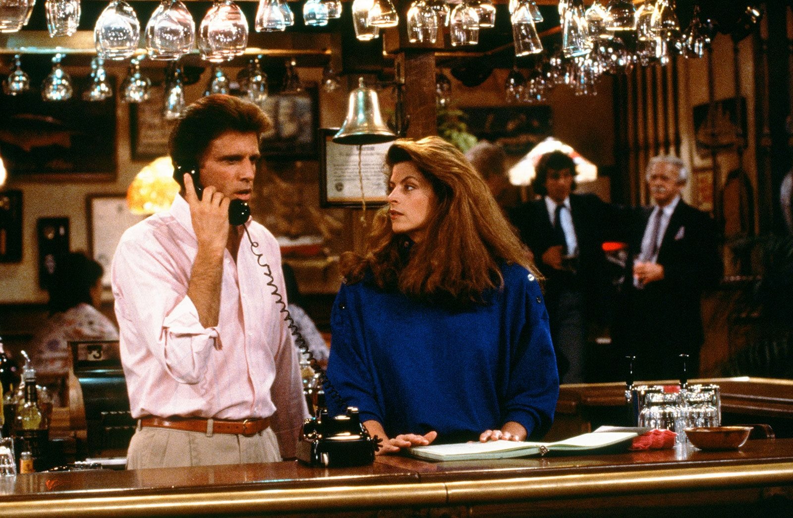 Ted Danson et Kirstie Alley Cheers