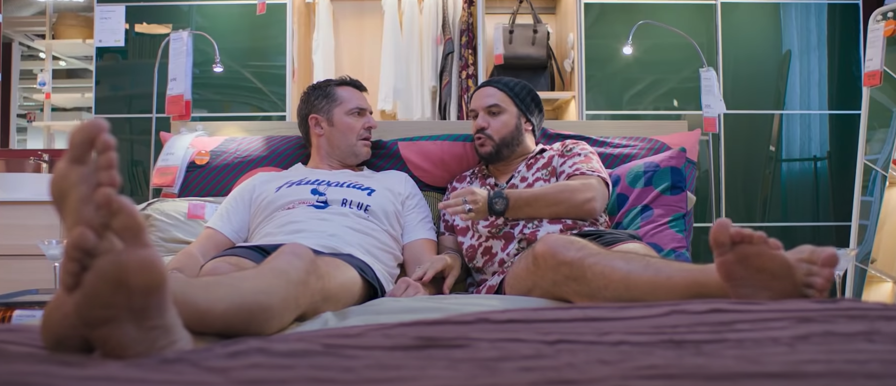 Arnaud Ducret (Ben) et François Xavier Demaison (Patrick) - Divorce Club