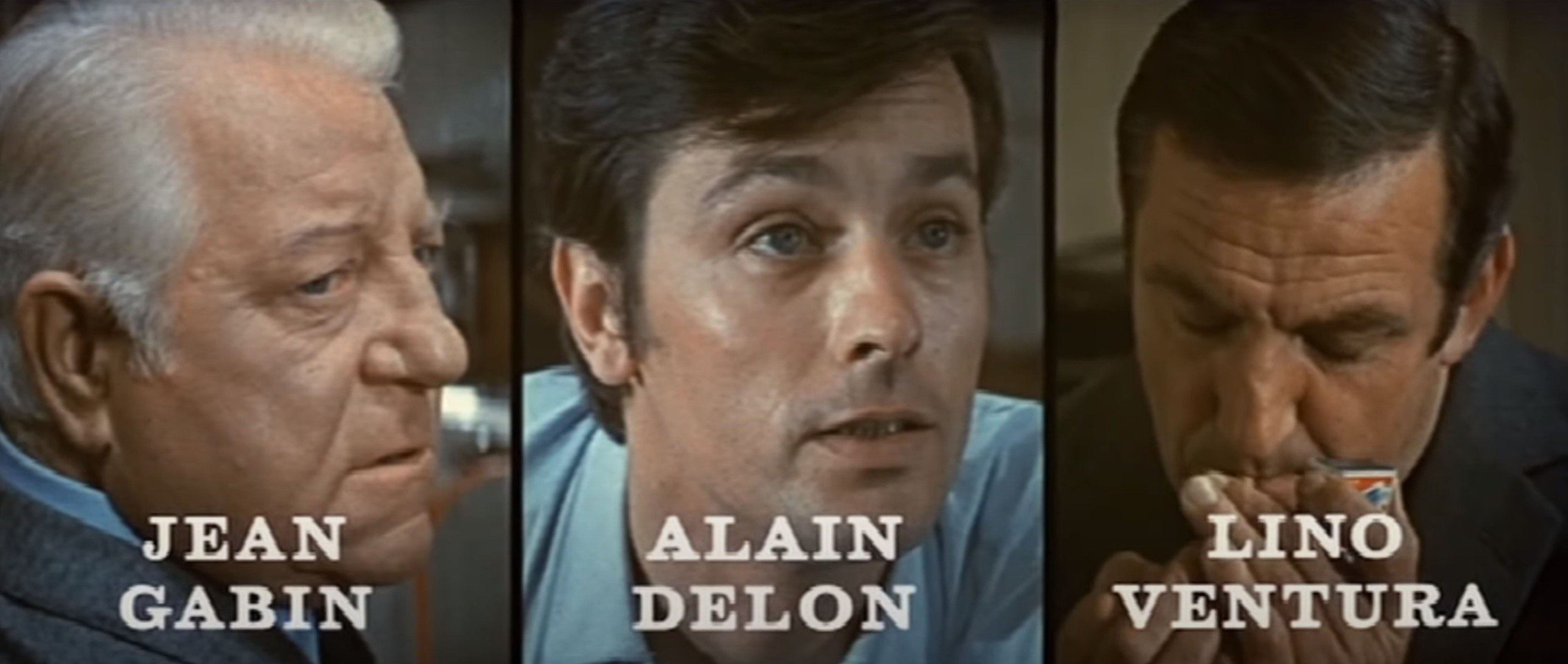 Jean Gabin, Alain Delon et Lino Ventura - Le Clan des Siciliens 