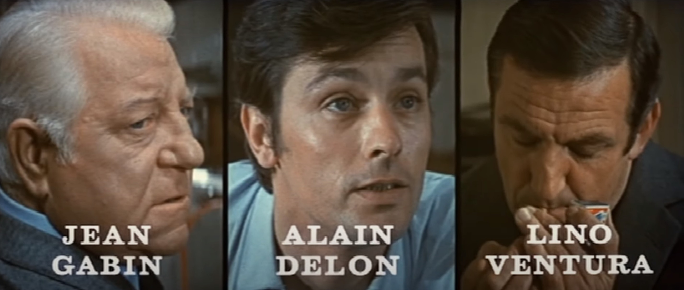 Jean Gabin, Alain Delon et Lino Ventura - Le Clan des Siciliens