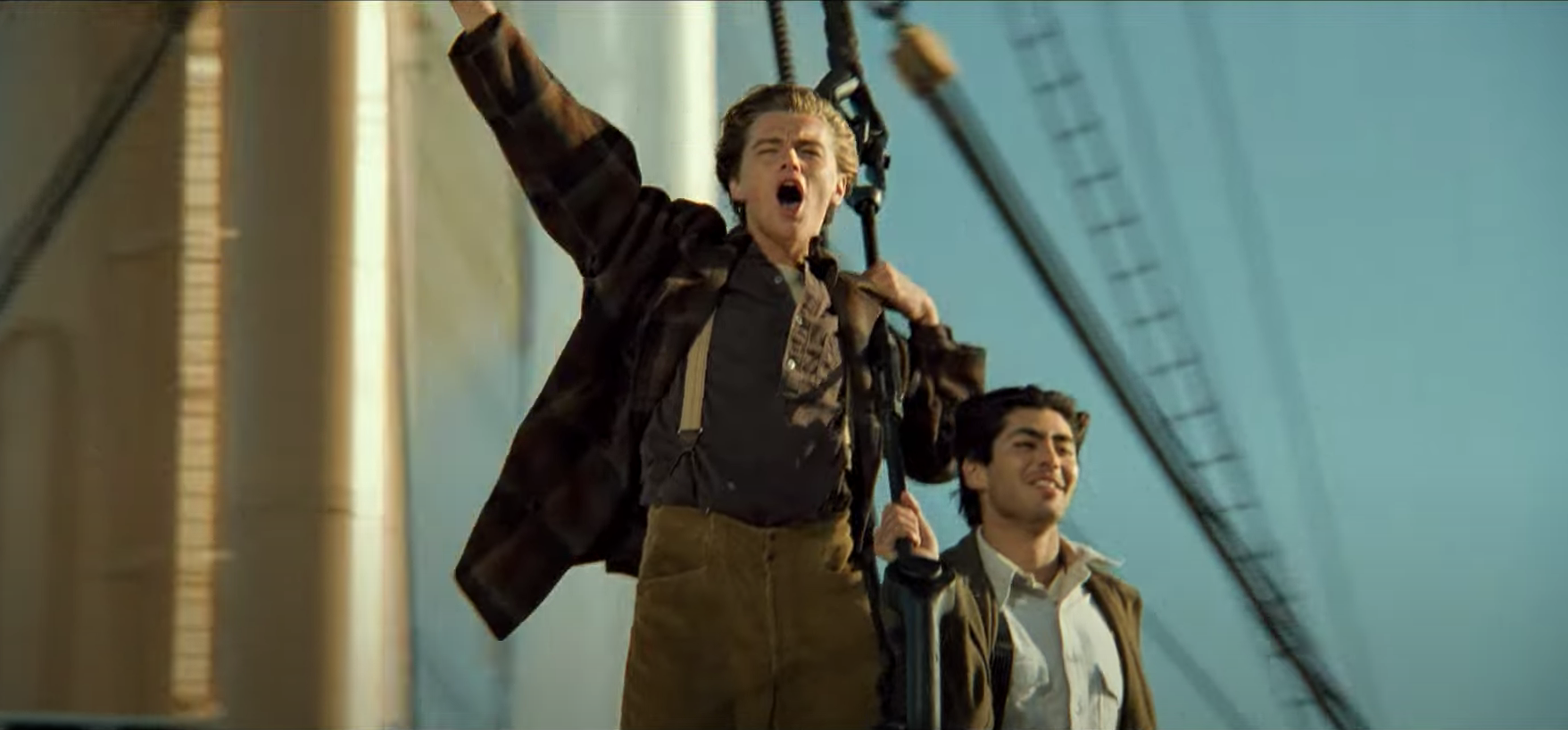 "Je suis le maître du monde !" Jack Dawson (Leonardo DiCaprio) - Titanic