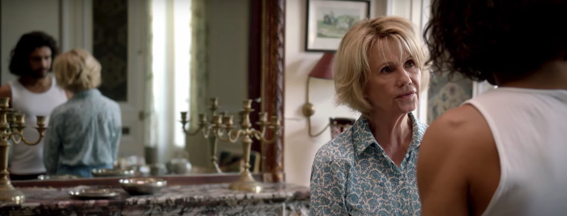 Miou-Miou et Salim Kechouiche dans le téléfilm Constance aux enfers