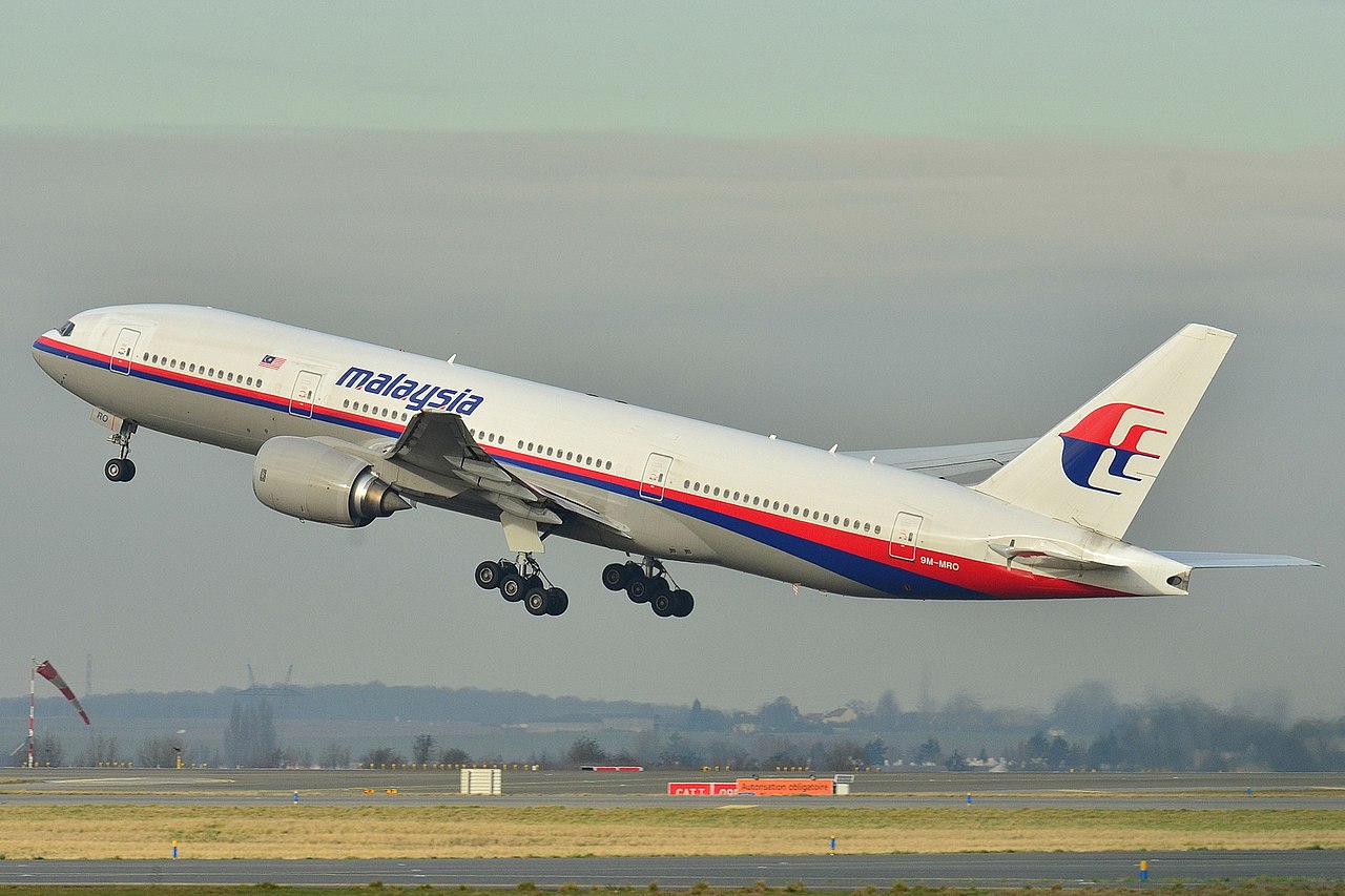 Le Boeing 777 de la Malaysia Airlines effectuant le vol MH370