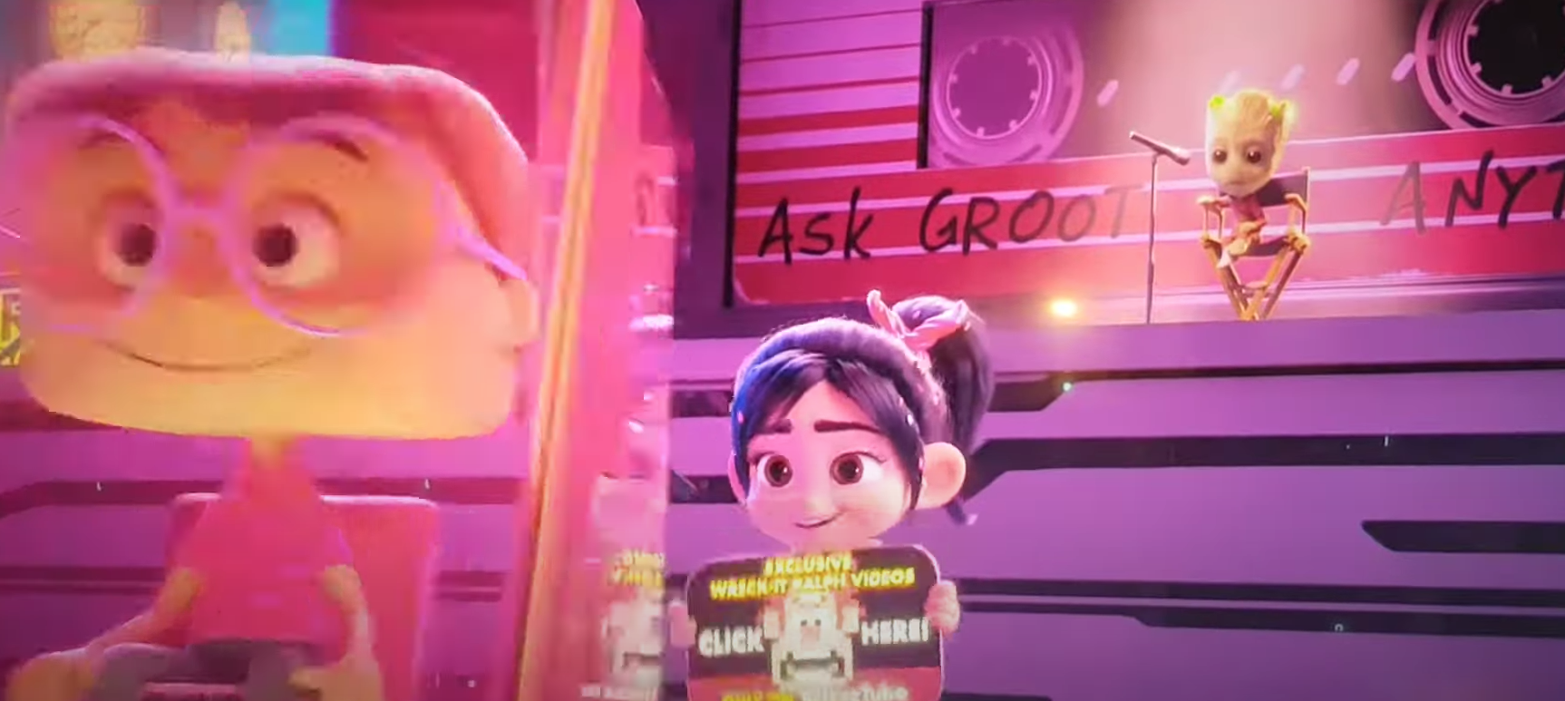 Venellope et Baby Groot - Ralph 2.0 Venellope et Baby Groot - Ralph 2.0
