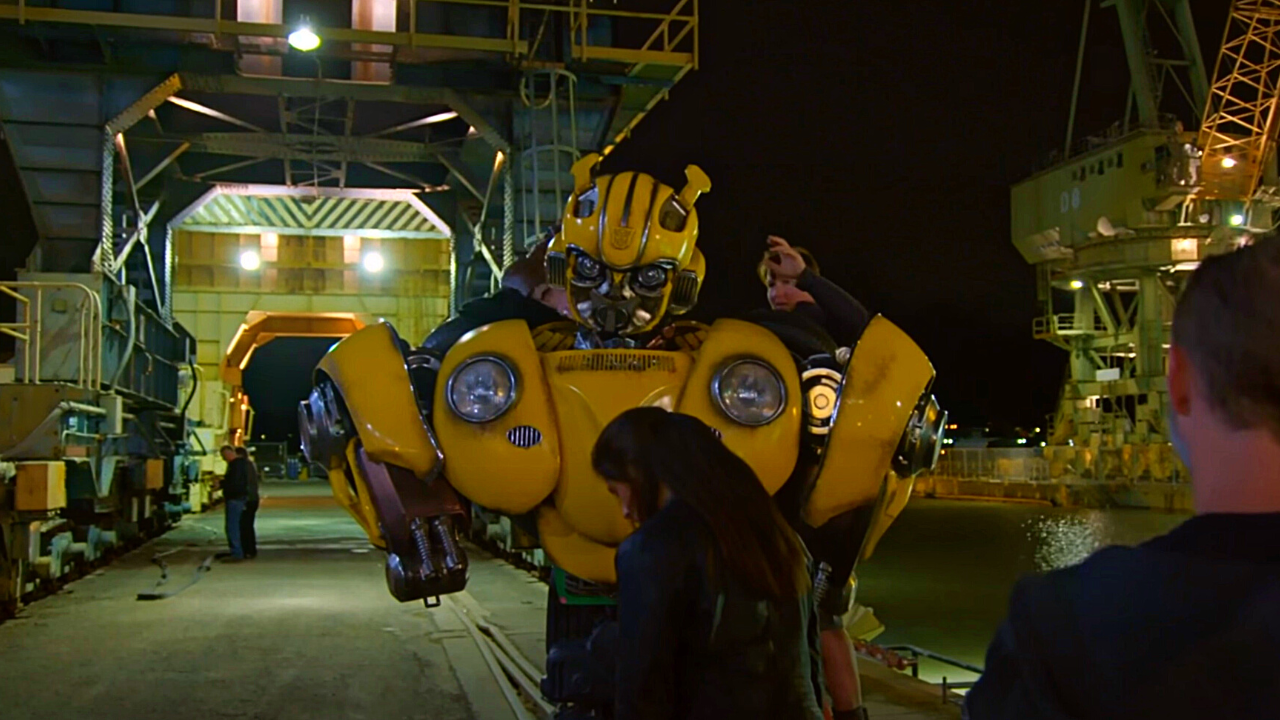 Sur le tournage de Bumblebee ©Paramount Pictures