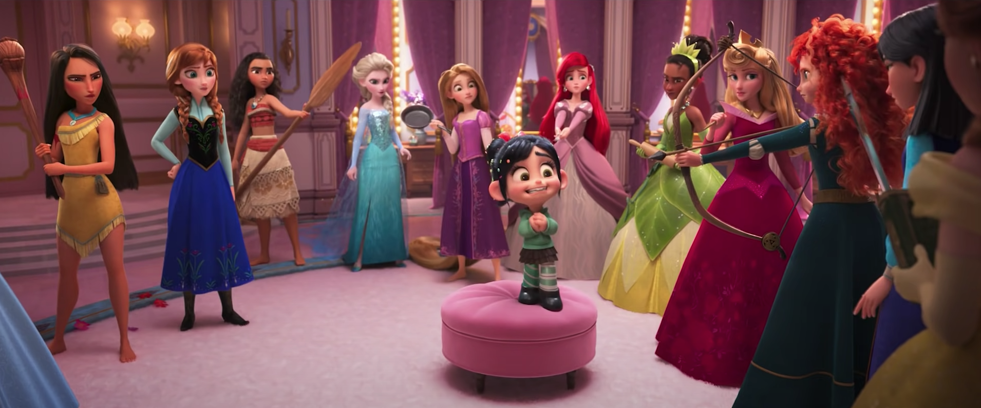 Vanellope rencontre les princesses Disney - Ralph 2.O Vanellope rencontre les princesses Disney - Ralph 2.O